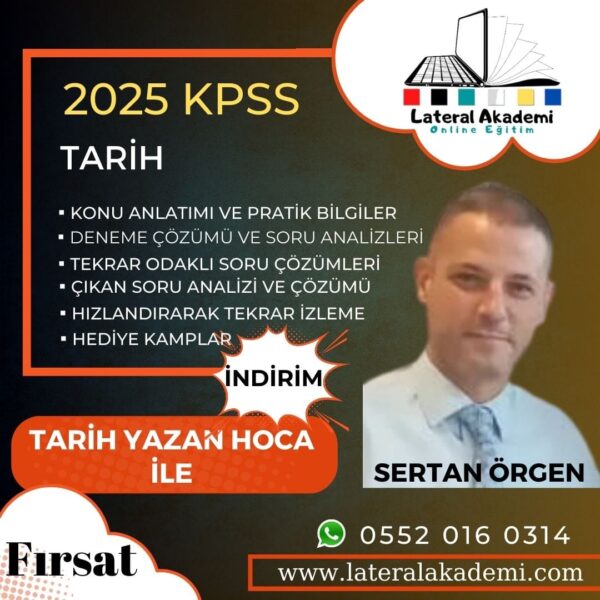 2025 Online KPSS Tarih