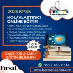 2025 Online Eğitim Bilimleri- ÖABT PDR- Tarih Üçlü Paket